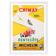 Buy Wall Art's Chimay Pentecote Michelin Large 105cm x 81cm Framed A1 Art Print