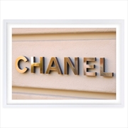 Buy Wall Art's Chanel Sign 2 Large 105cm x 81cm Framed A1 Art Print