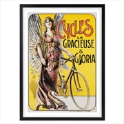 Buy Wall Art's Cycles La Gracieuse Gloria Large 105cm x 81cm Framed A1 Art Print