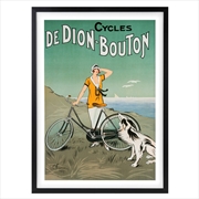 Buy Wall Art's Cycles De Dion Bouton Large 105cm x 81cm Framed A1 Art Print