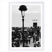 Buy Wall Art's Dior Umbrellas Large 105cm x 81cm Framed A1 Art Print