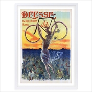 Buy Wall Art's Deesse Cycles Large 105cm x 81cm Framed A1 Art Print