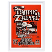 Buy Wall Art's Frank Zappa - Alice Cooper - 1972 Large 105cm x 81cm Framed A1 Art Print