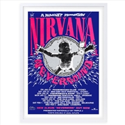 Buy Wall Art's Nirvana - Nevermind Australia - 1992 Large 105cm x 81cm Framed A1 Art Print