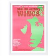 Buy Wall Art's Paul Mccartney - Wings - 1972 Large 105cm x 81cm Framed A1 Art Print