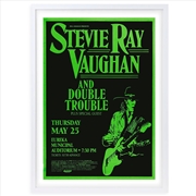 Buy Wall Art's Stevie Ray Vaughan - Double Trouble - 1989 Large 105cm x 81cm Framed A1 Art Print