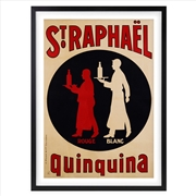 Buy Wall Art's St Raphael Quinquina Large 105cm x 81cm Framed A1 Art Print