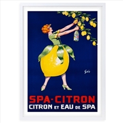 Buy Wall Art's Spa Citron Large 105cm x 81cm Framed A1 Art Print