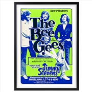 Buy Wall Art's The Bee Gees - Jimmy Stevens - 1973 Large 105cm x 81cm Framed A1 Art Print