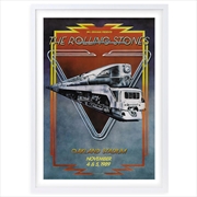 Buy Wall Art's The Rolling Stones - Oakland Stadium - 1989 Large 105cm x 81cm Framed A1 Art Print