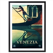 Buy Wall Art's Venezia Large 105cm x 81cm Framed A1 Art Print
