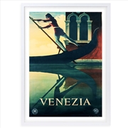 Buy Wall Art's Venezia Large 105cm x 81cm Framed A1 Art Print