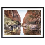 Buy Wall Art's West Macdonnell Ranges River Large 105cm x 81cm Framed A1 Art Print