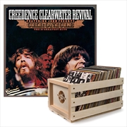 Buy Crosley Record Storage Crate & Creedence Clearwater Revival - Chronicle The 20 Greatest Hits - 2Lp V