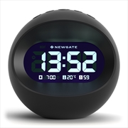 Buy Newgate Centre Of The Earth Lcd Alarm Clock Black