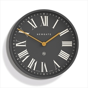 Buy Newgate Mr Butler Wall Clock Moonstone Grey Reverse Dial