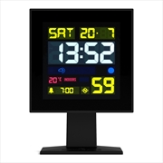 Buy Newgate Monolith Lcd Alarm Clock Black