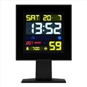Buy Newgate Monolith Lcd Alarm Clock Black
