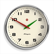 Buy Newgate Superstore Wall Clock Alpha Dial Chrome