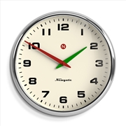 Buy Newgate Superstore Wall Clock Alpha Dial Chrome
