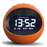 Buy Newgate Centre Of The Earth Lcd Alarm Clock Pumpkin Orange