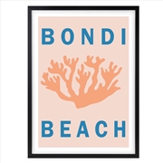Buy Wall Art's Bondi Beach Large 105cm x 81cm Framed A1 Art Print