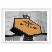 Buy Wall Art's Breitling Sign Large 105cm x 81cm Framed A1 Art Print