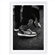 Buy Wall Art's Vuitton Sneakers Large 105cm x 81cm Framed A1 Art Print