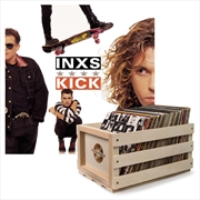 Buy Crosley Record Storage Crate &  Inxs Kick - Vinyl Album Bundle