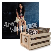 Buy Crosley Record Storage Crate & Amy Winehouse Back To Black - Vinyl Album Bundle