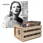Buy Crosley Record Storage Crate & Taylor Swifts Reputation Vinyl Album Bundle