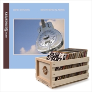 Buy Crosley Record Storage Crate &  Dire Straits Brothers In Arms - Double Vinyl Album Bundle