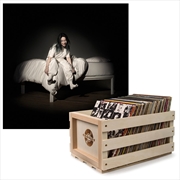 Buy Crosley Record Storage Crate & Billie Eilish - When We All Fall Asleep, Where Do We Go - Vinyl Album