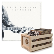 Buy Crosley Record Storage Crate & Eric Clapton Slowhand 35Th Anniversary - Vinyl Album Bundle