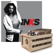 Buy Crosley Record Storage Crate & Inxs The Very Best - Double Vinyl Album Bundle