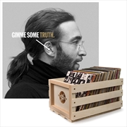 Buy Crosley Record Storage Crate & John Lennon Gimmie Some Truth - Double Vinyl Album Bundle