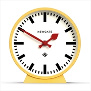 Buy Newgate Railway Mantel Clock Cheeky Yellow