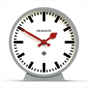 Buy Newgate Railway Mantel Clock Posh Grey