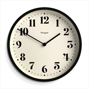 Buy Newgate Number Four Wall Clock Matte Black