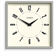 Buy Newgate Jones Box Wall Clock Grey