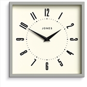 Buy Newgate Jones Box Wall Clock Grey