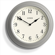 Buy Newgate Jones Supper Club Clock Cloud Grey