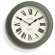 Buy Newgate Jones Supper Club Clock Moss Green