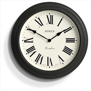 Buy Newgate Jones Supper Club Clock Charcoal Grey