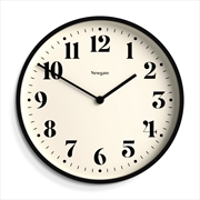 Buy Newgate Number Two Wall Clock Matte Black