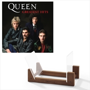 Buy Queen Greatest Hits - Double Vinyl Album & Crosley Record Storage Display Stand