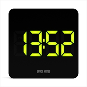 Buy Newgate Space Hotel Orbatron Alarm Clock Black Case - Black Lens - Green Led