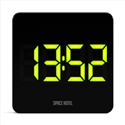 Buy Newgate Space Hotel Orbatron Alarm Clock Black Case - Black Lens - Green Led