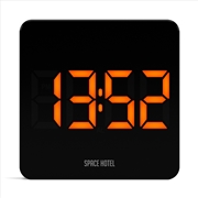Buy Newgate Space Hotel Orbatron Alarm Clock Black Case - Black Lens - Orange Led