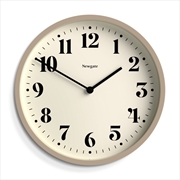 Buy Newgate Number Four Wall Clock Matte Stone
